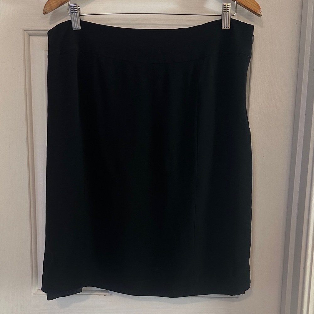 Lafayette 148 black pencil skirt size 16